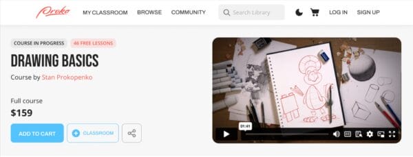 Proko Basics Drawing Course screenshot